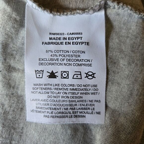 Nike Tee Dri-Fit T-Shirt Mens XL Light Grey Athletic Performance Tee - Picture 4 of 7